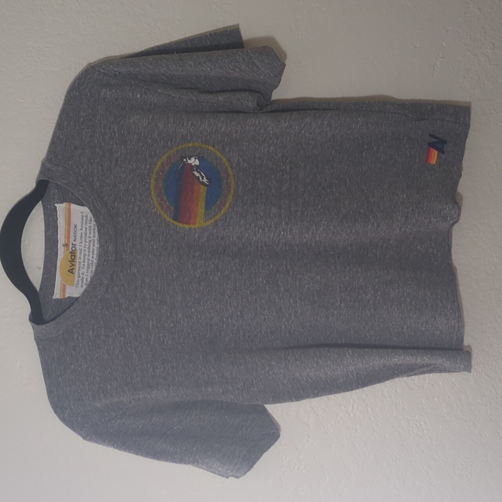 Aviator Nation Gray T-Shirt